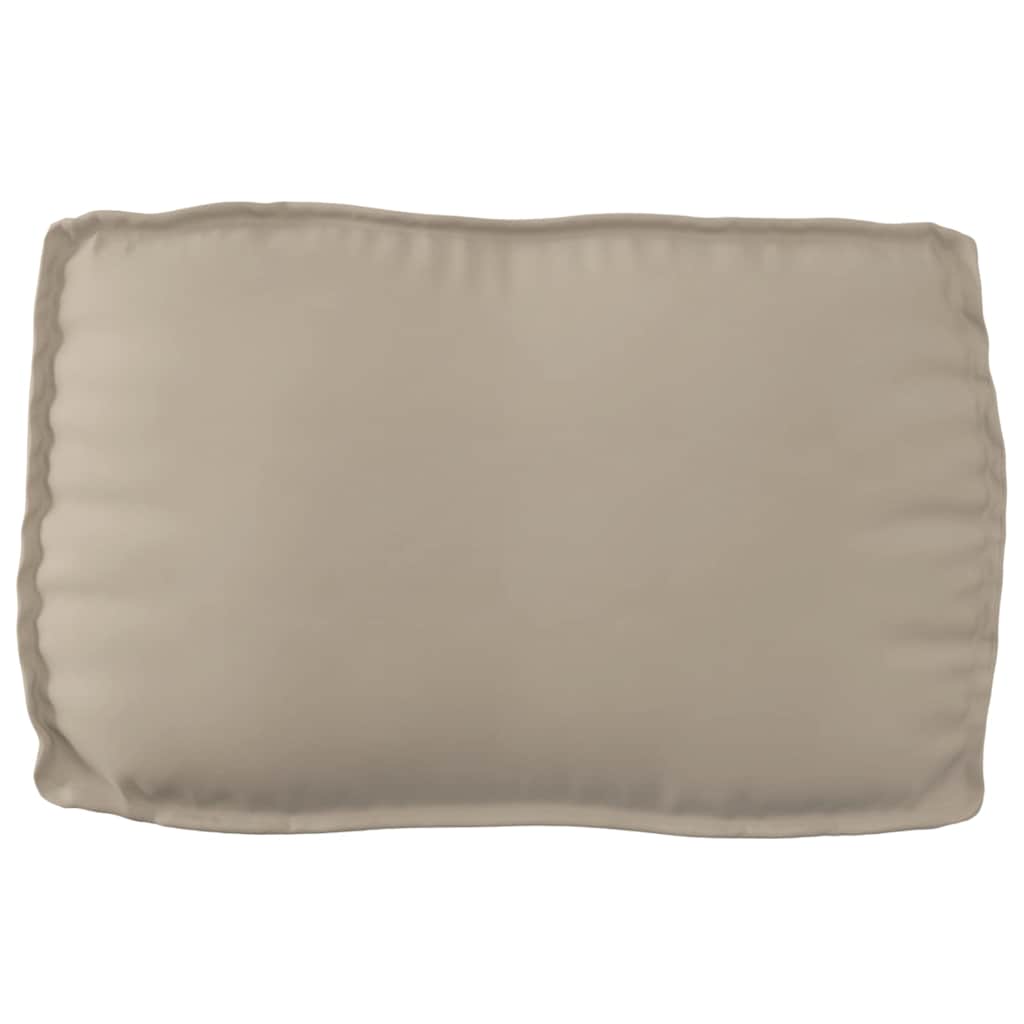 Kissen Taupe 70 x 40 x 12 cm Oxford-Stoff