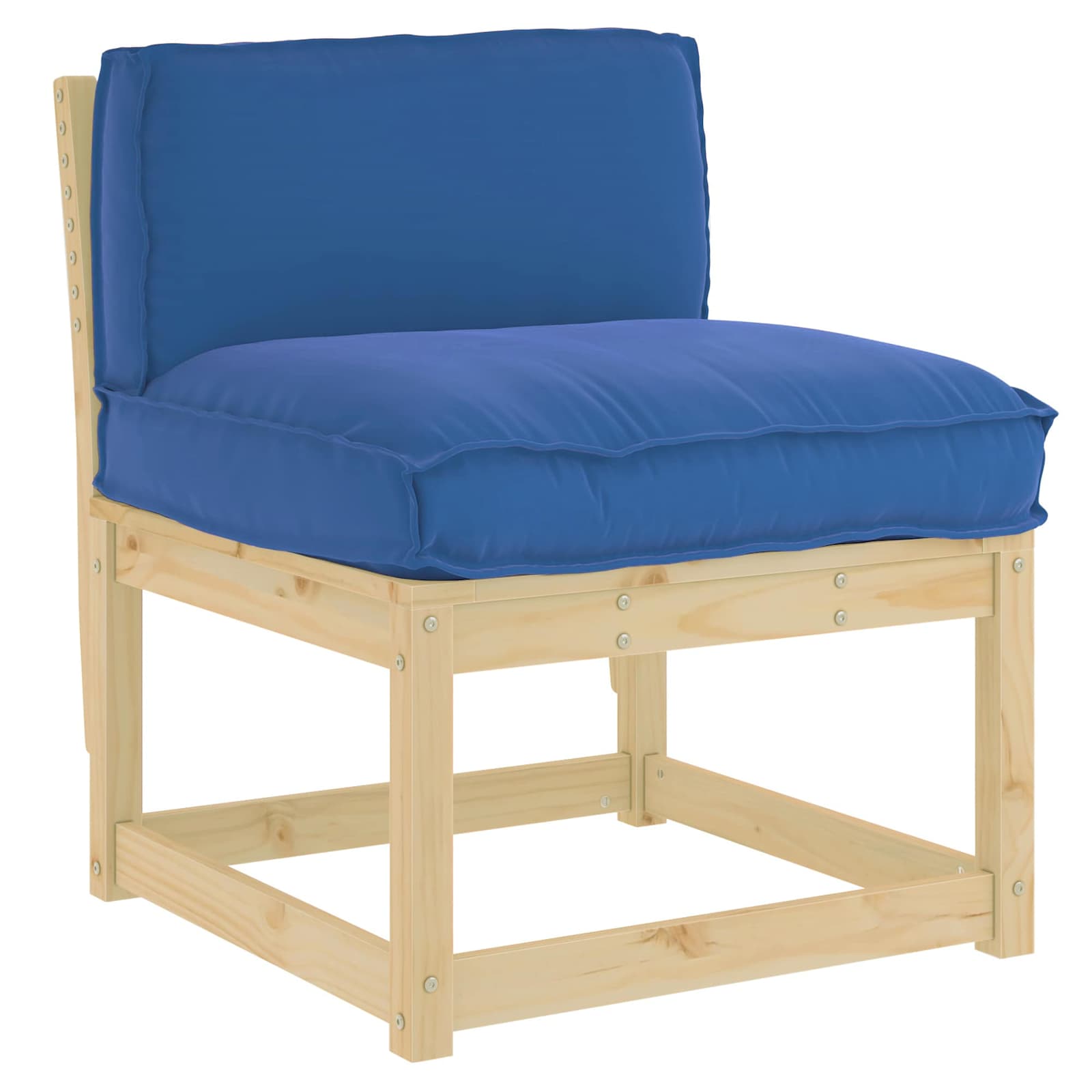 Kissen Königsblau 70 x 40 x 12 cm Oxford-Stoff