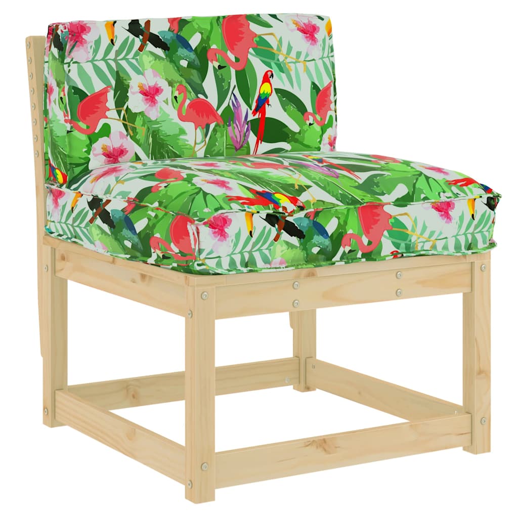 Kissen Floral Mehrfarbig 70 x 40 x 12 cm Oxford-Stoff