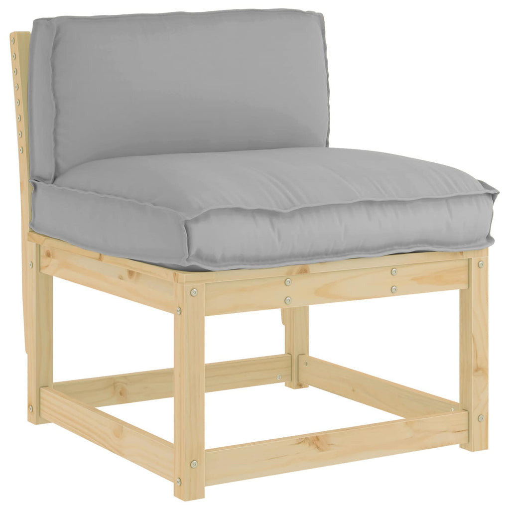 Kissen Grau 80 x 40 x 12 cm Oxford-Stoff