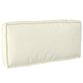 Kissen Creme 80 x 40 x 12 cm Oxford-Stoff