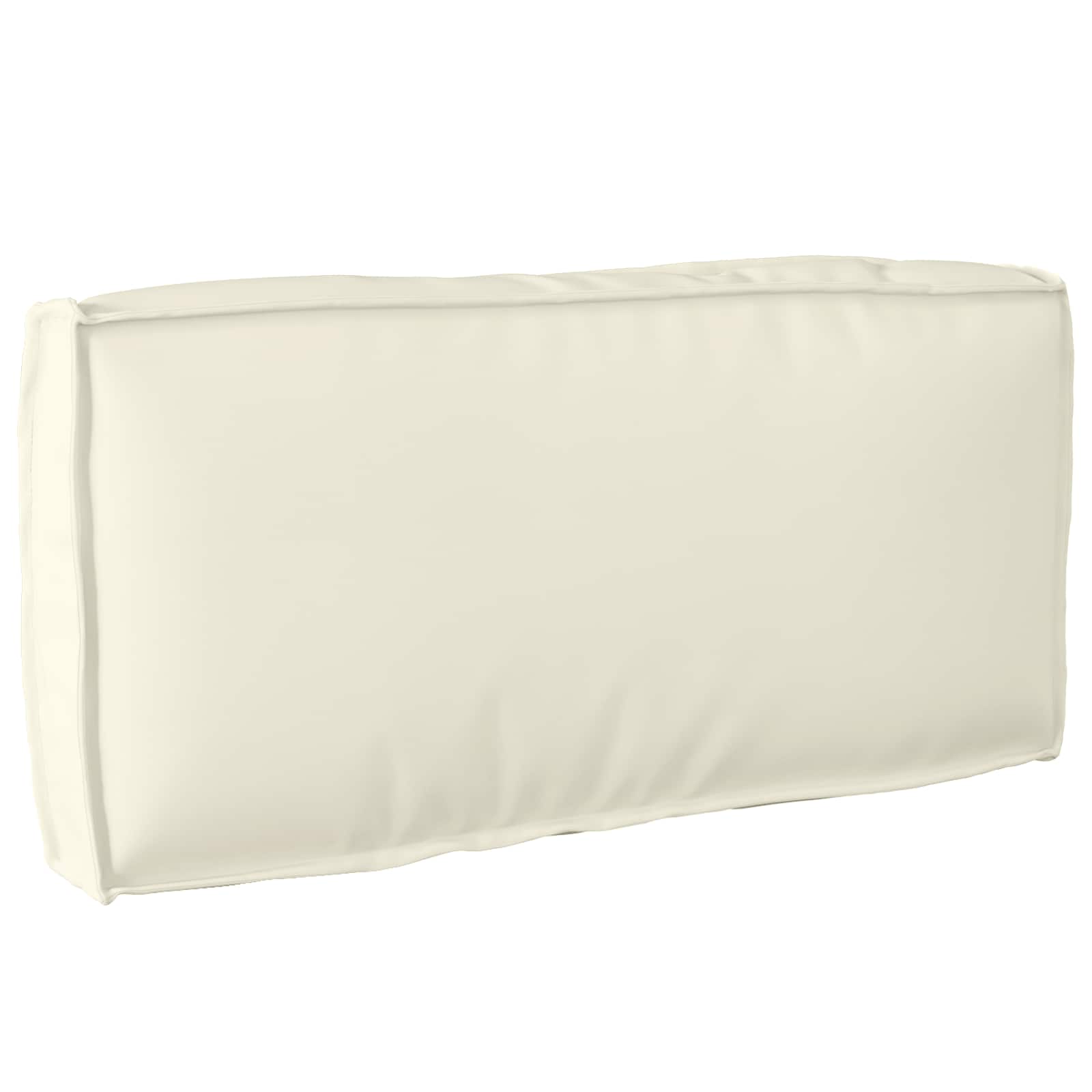 Kissen Creme 80 x 40 x 12 cm Oxford-Stoff