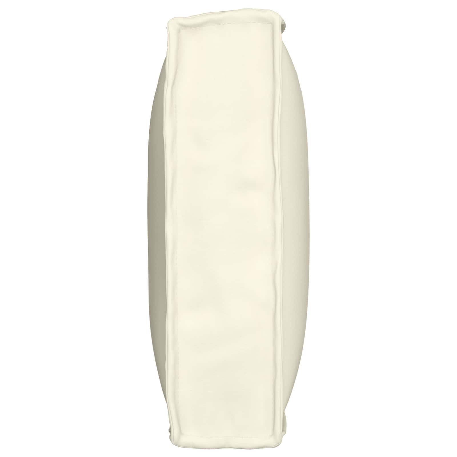 Kissen Creme 80 x 40 x 12 cm Oxford-Stoff