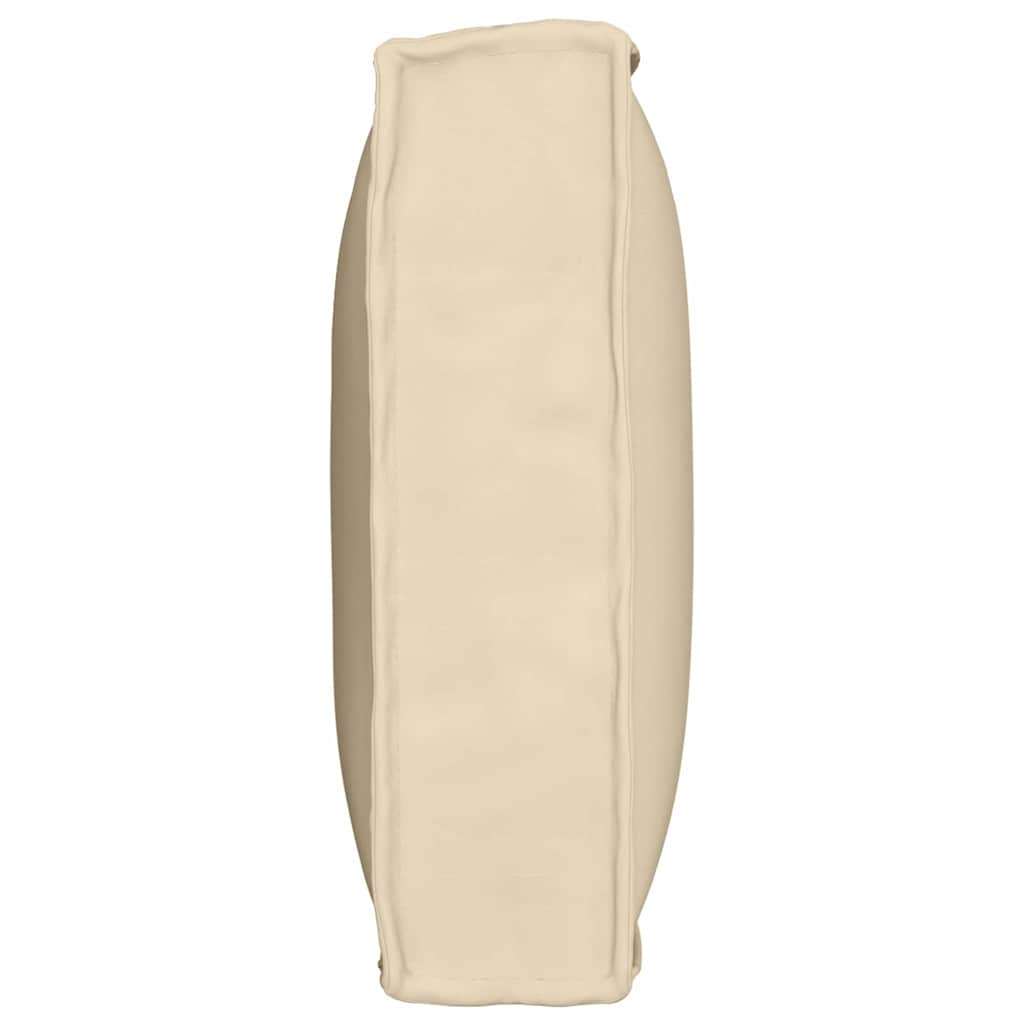 Kissen Beige 80 x 40 x 12 cm Oxford-Stoff