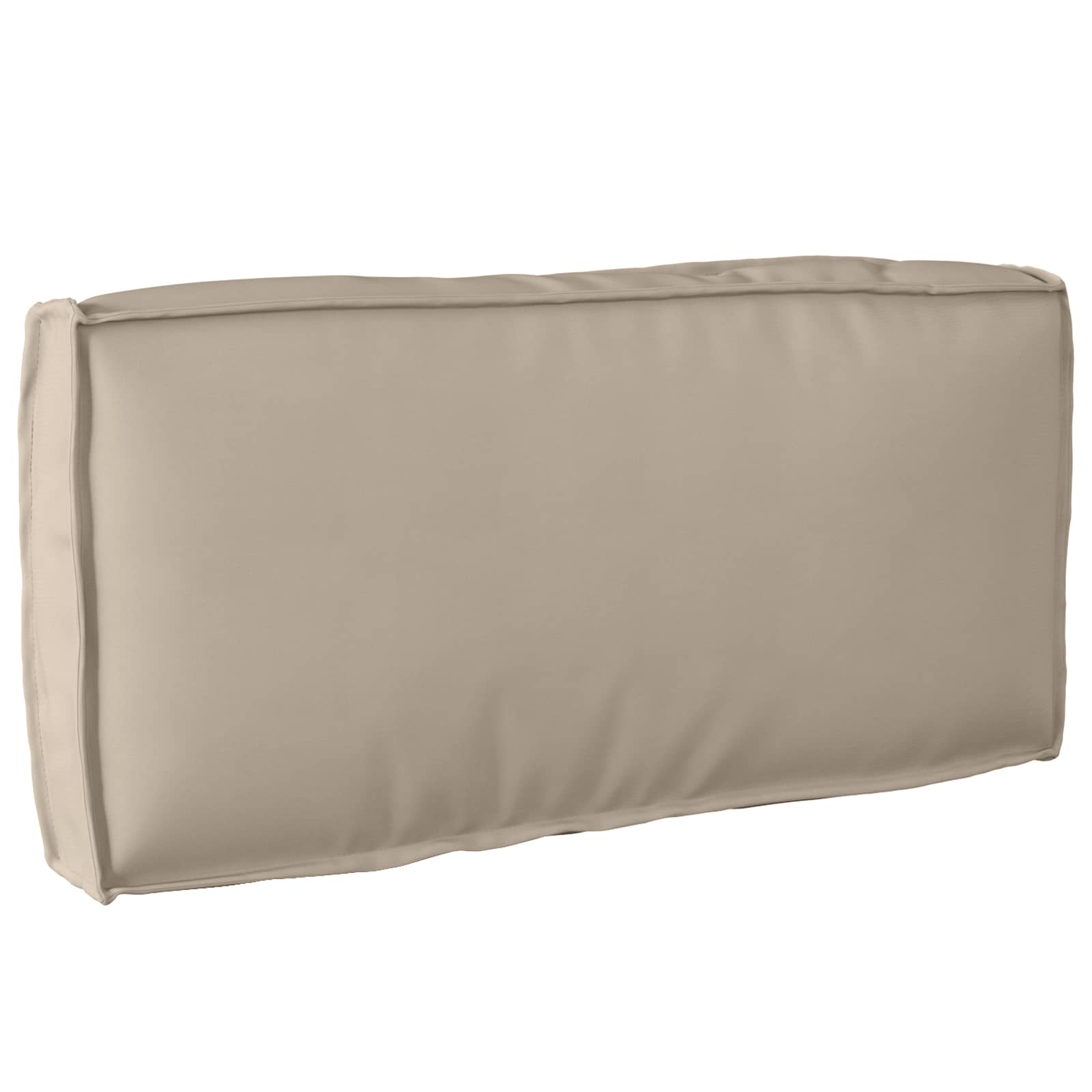 Kissen Taupe 80 x 40 x 12 cm Oxford-Stoff