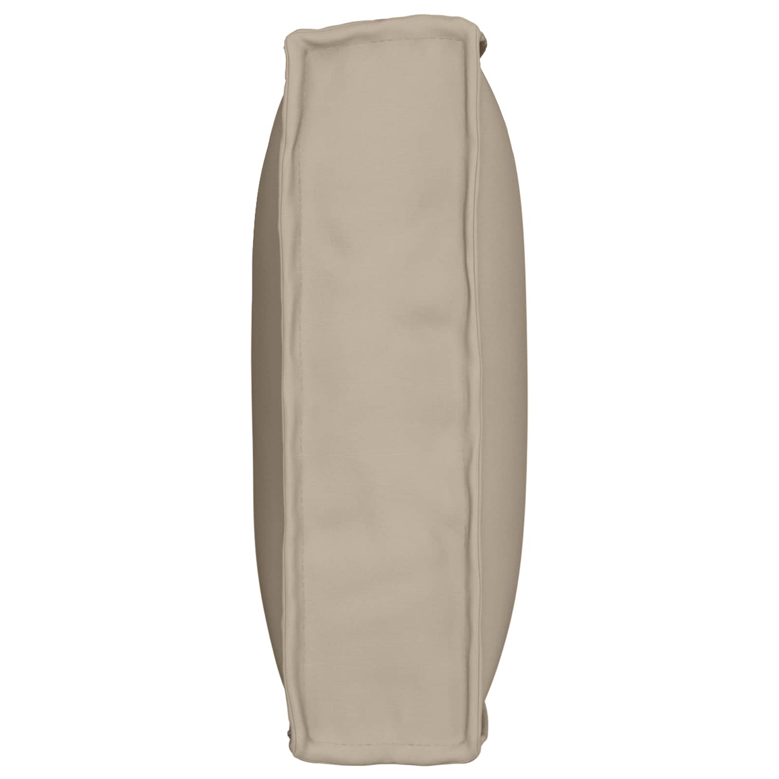 Kissen Taupe 80 x 40 x 12 cm Oxford-Stoff