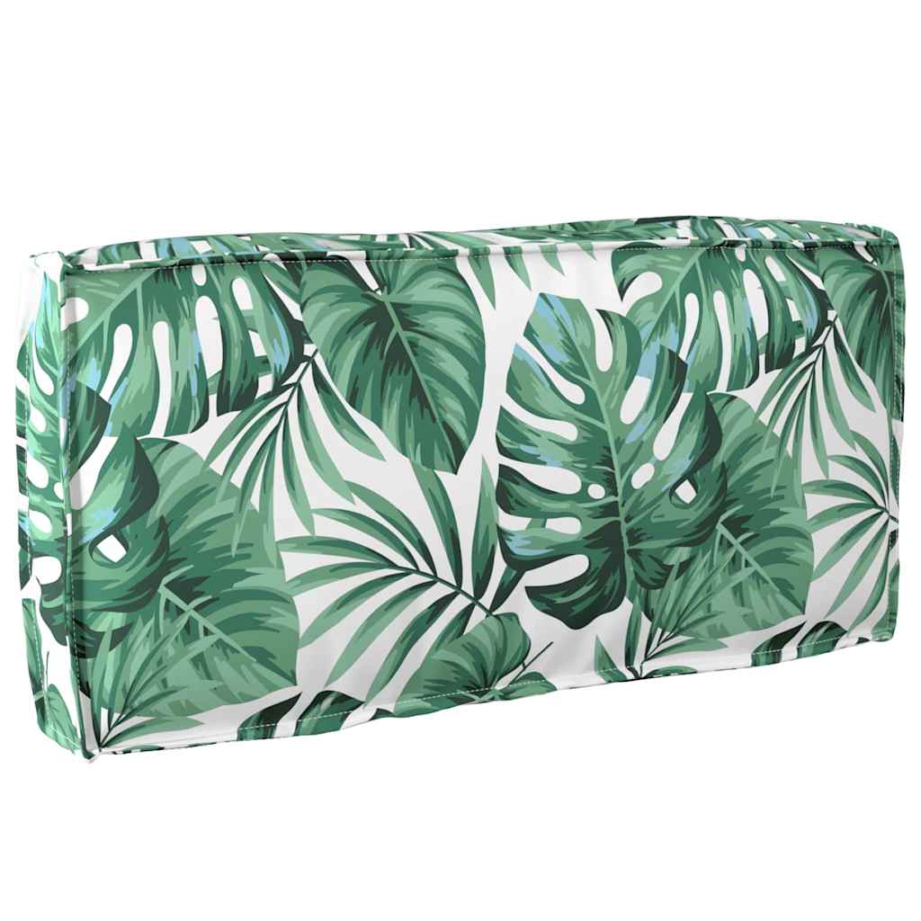 Kissen Blatt Blattmuster 80 x 40 x 12 cm Oxford-Stoff