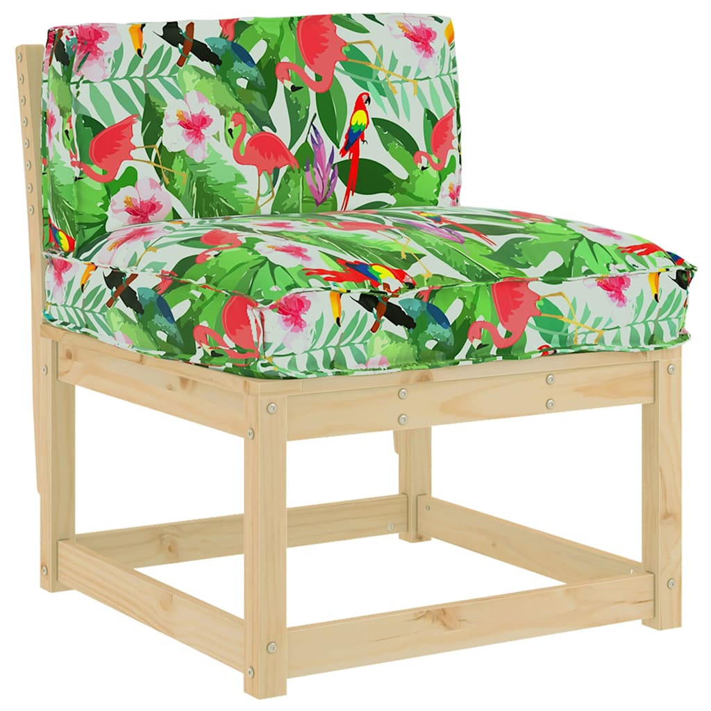 Kissen Floral Mehrfarbig 80 x 40 x 12 cm Oxford-Stoff