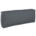 Kissen Anthrazit 120 x 40 x 12 cm Oxford-Stoff