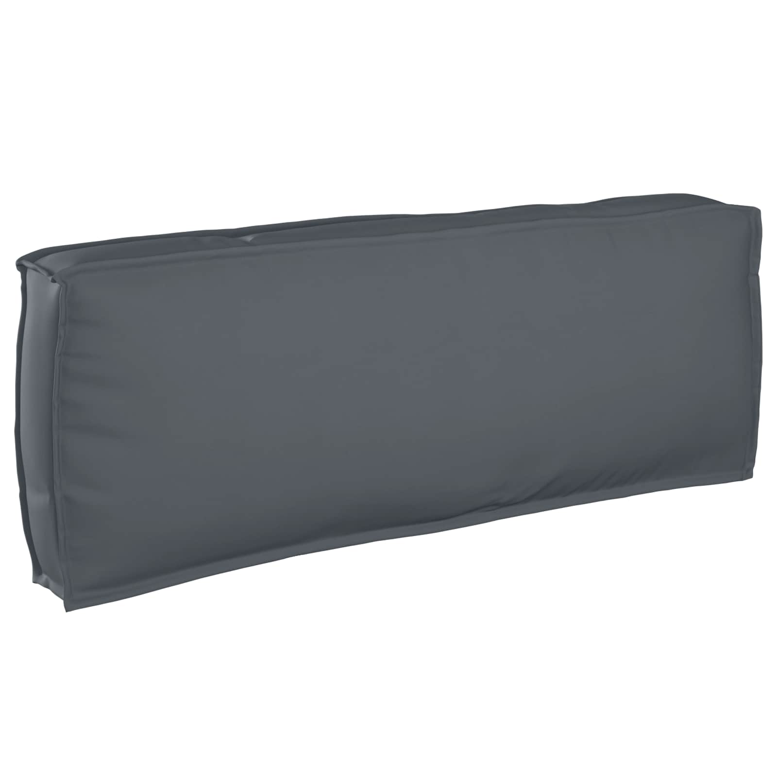 Kissen Anthrazit 120 x 40 x 12 cm Oxford-Stoff