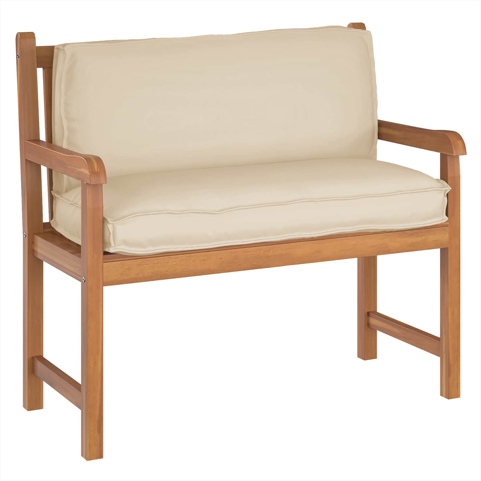 Kissen Beige 120 x 40 x 12 cm Oxford-Stoff