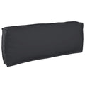 Kissen Schwarz 120 x 40 x 12 cm Oxford-Stoff