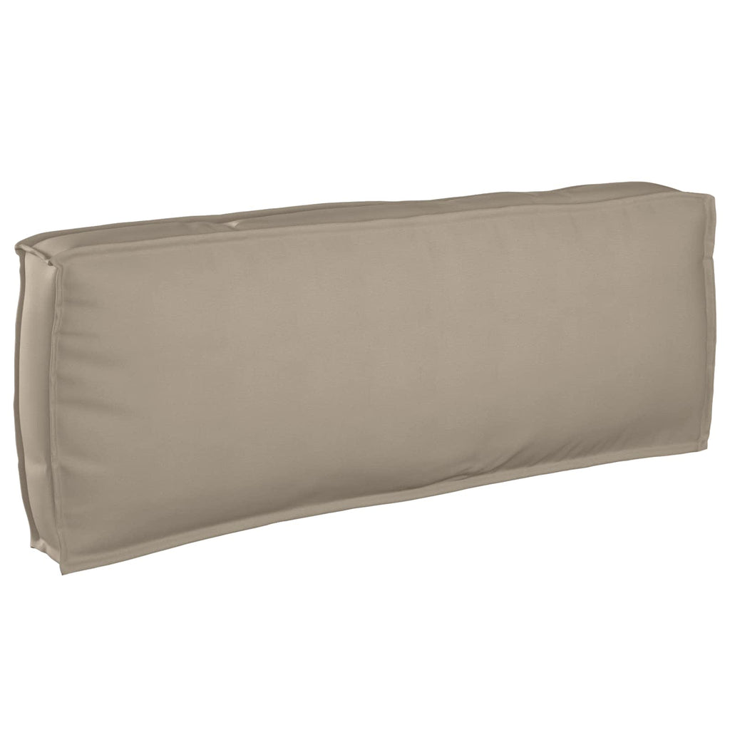Kissen Taupe 120 x 40 x 12 cm Oxford-Stoff