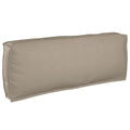 Kissen Taupe 120 x 40 x 12 cm Oxford-Stoff