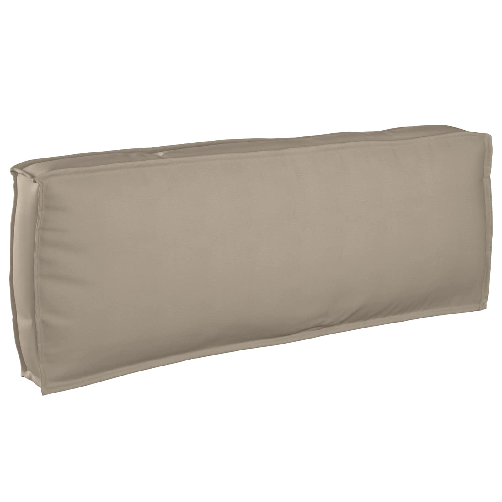 Kissen Taupe 120 x 40 x 12 cm Oxford-Stoff