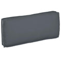 Kissen Anthrazit 120 x 50 x 12 cm Oxford-Stoff