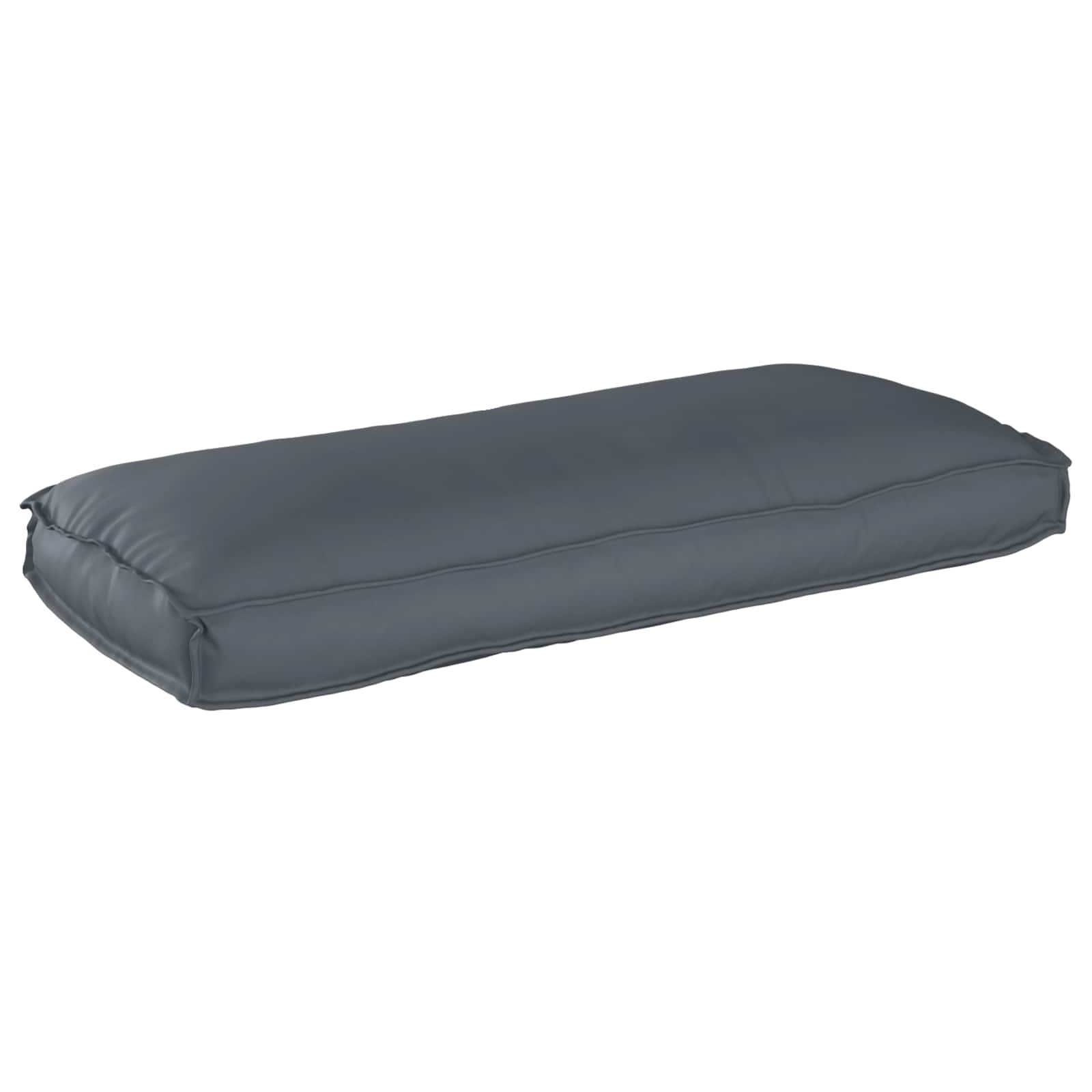 Kissen Anthrazit 120 x 50 x 12 cm Oxford-Stoff