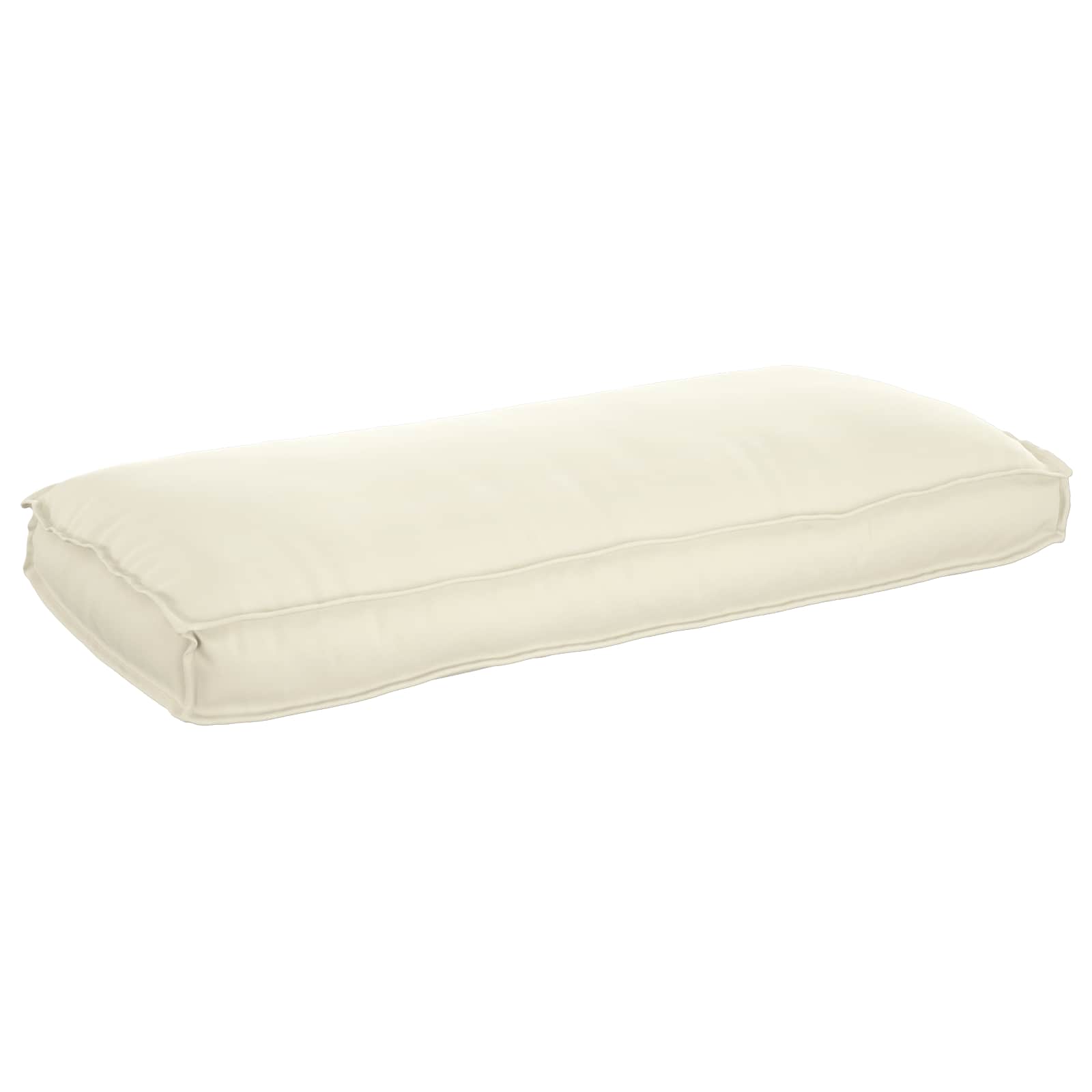Kissen Creme 120 x 50 x 12 cm Oxford-Stoff
