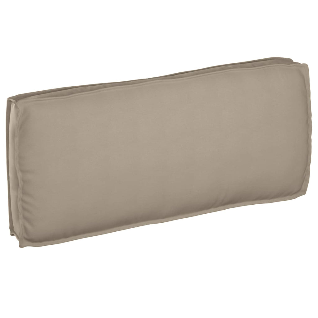 Kissen Taupe 120 x 50 x 12 cm Oxford-Stoff