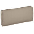 Kissen Taupe 120 x 50 x 12 cm Oxford-Stoff