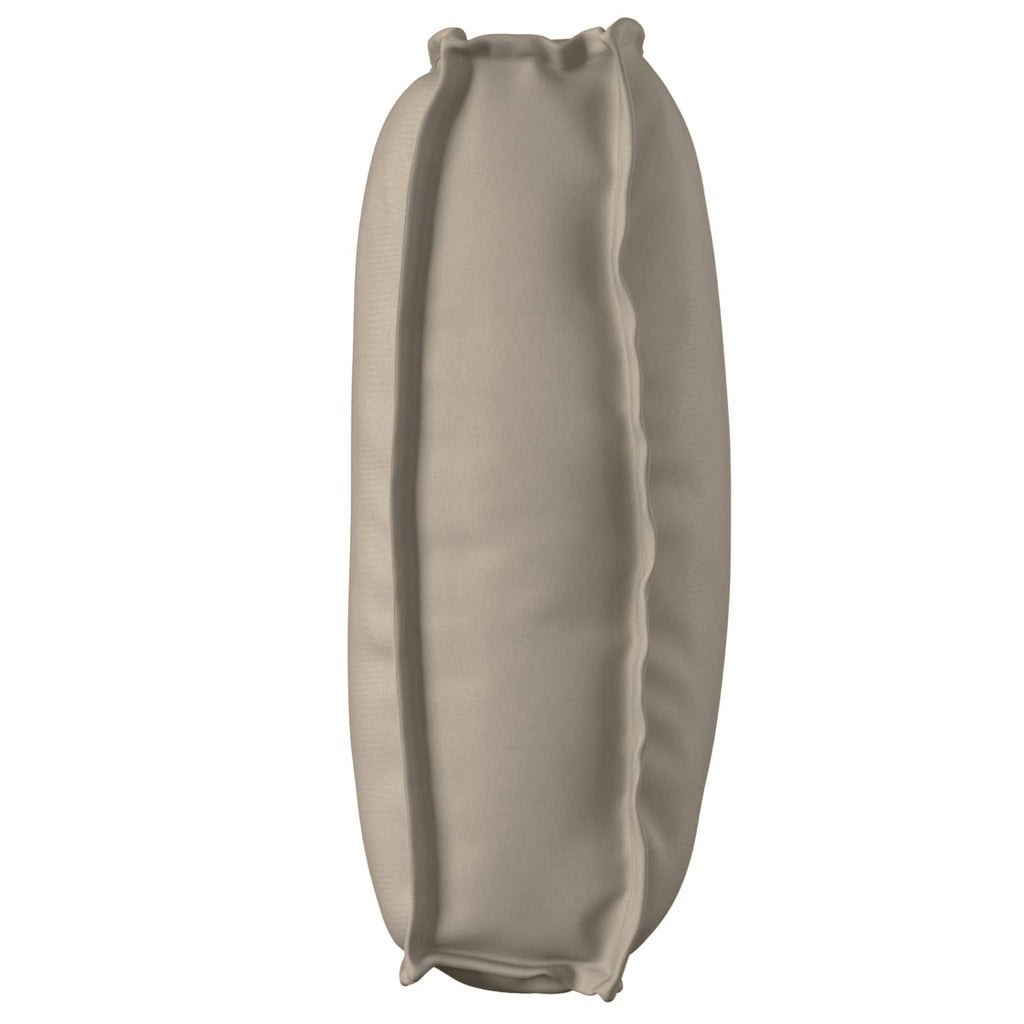 Kissen Taupe 120 x 50 x 12 cm Oxford-Stoff