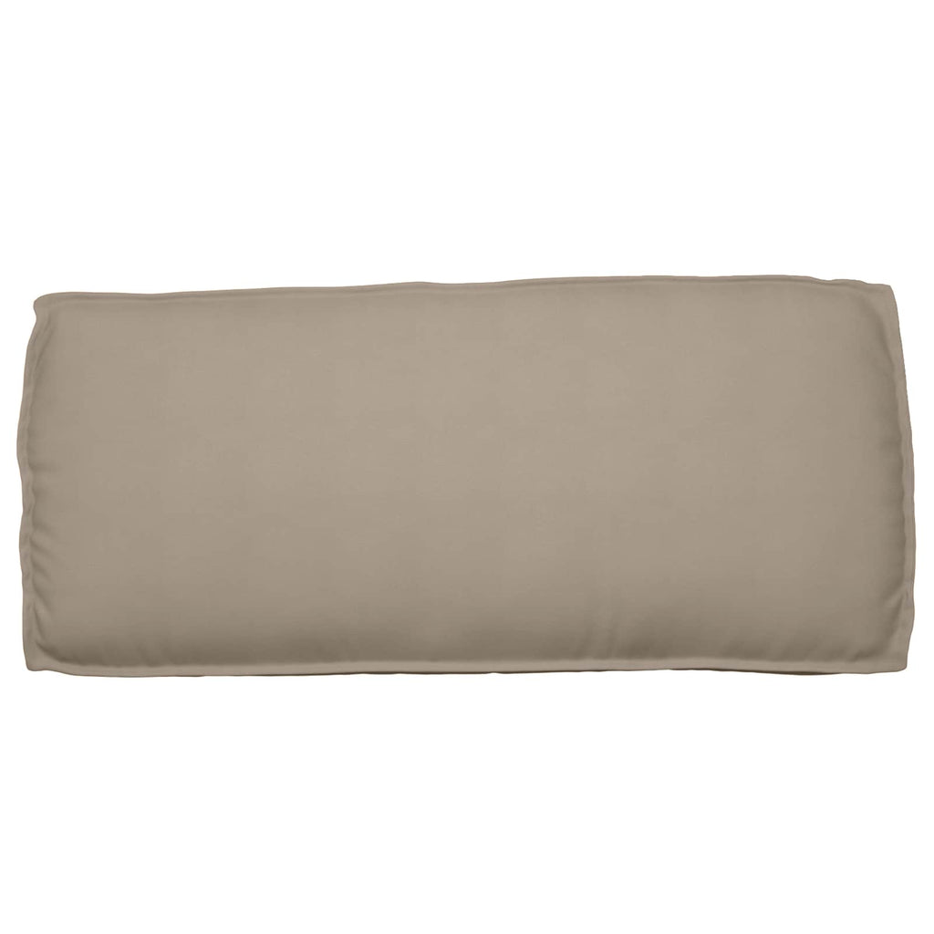 Kissen Taupe 120 x 50 x 12 cm Oxford-Stoff