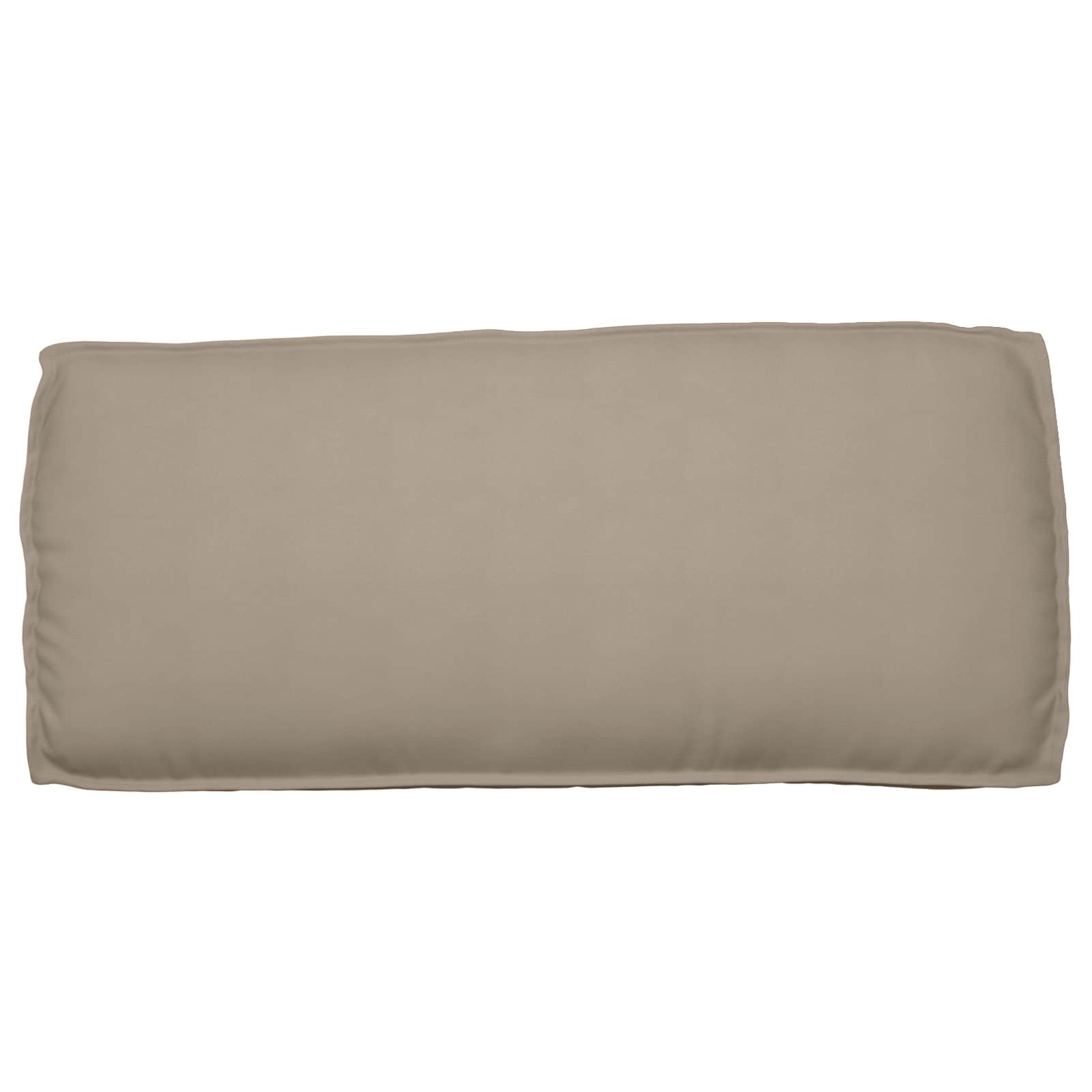 Kissen Taupe 120 x 50 x 12 cm Oxford-Stoff