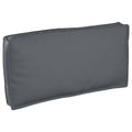 Kissen Anthrazit 120 x 60 x 12 cm Oxford-Stoff