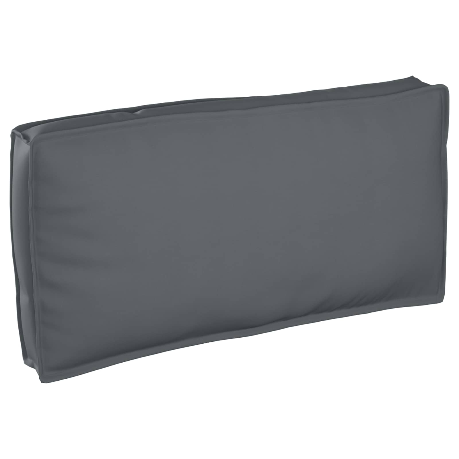 Kissen Anthrazit 120 x 60 x 12 cm Oxford-Stoff