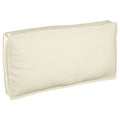 Kissen Creme 120 x 60 x 12 cm Oxford-Stoff