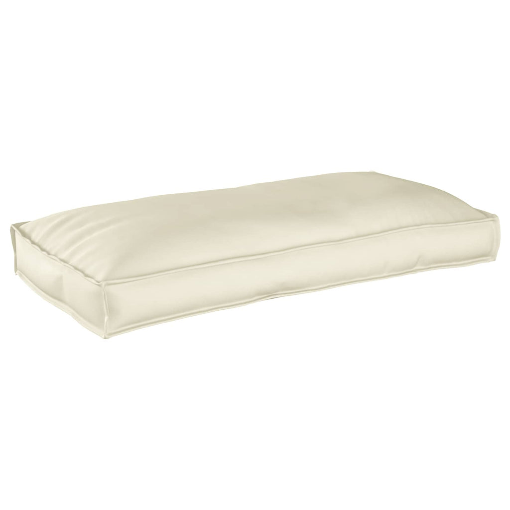 Kissen Creme 120 x 60 x 12 cm Oxford-Stoff