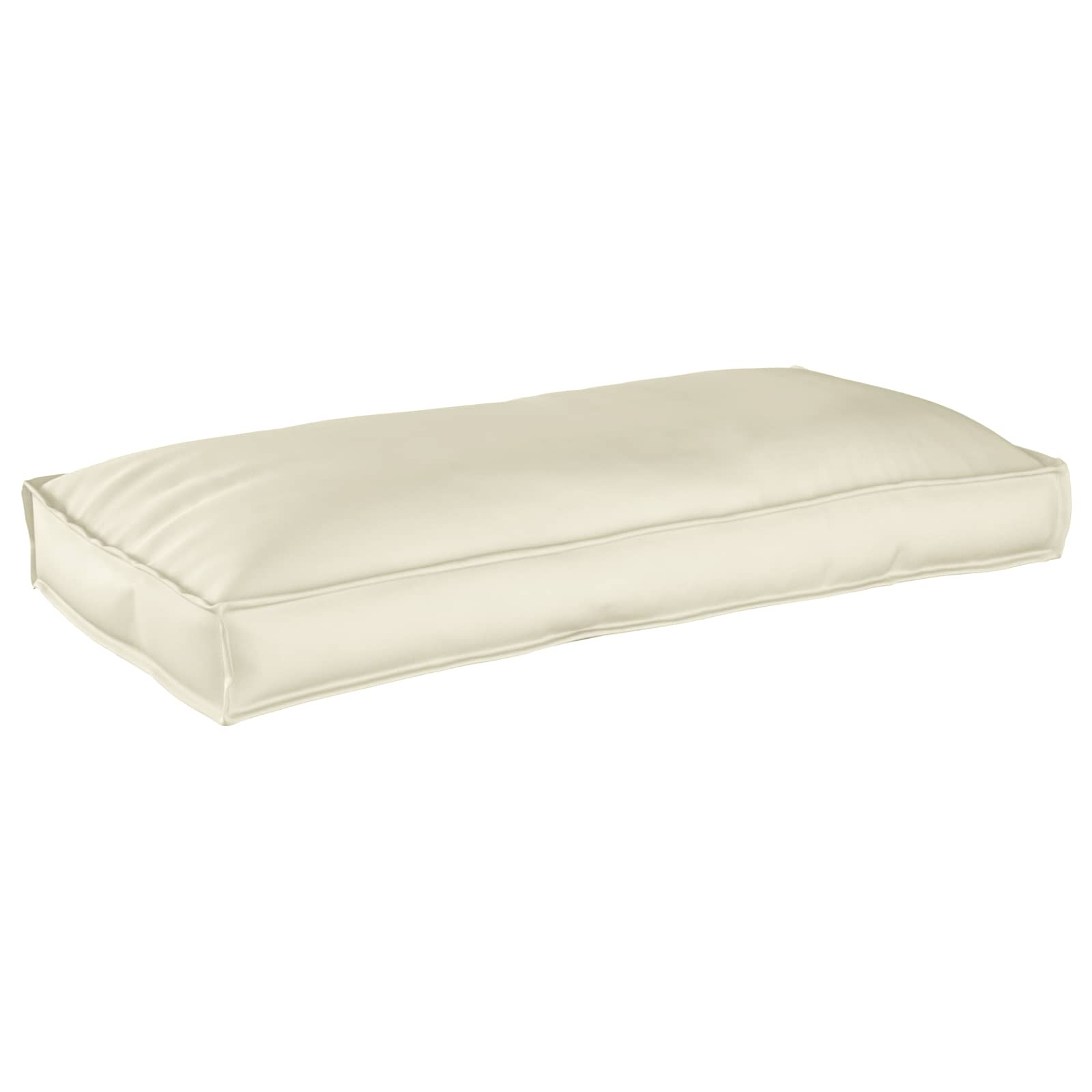Kissen Creme 120 x 60 x 12 cm Oxford-Stoff