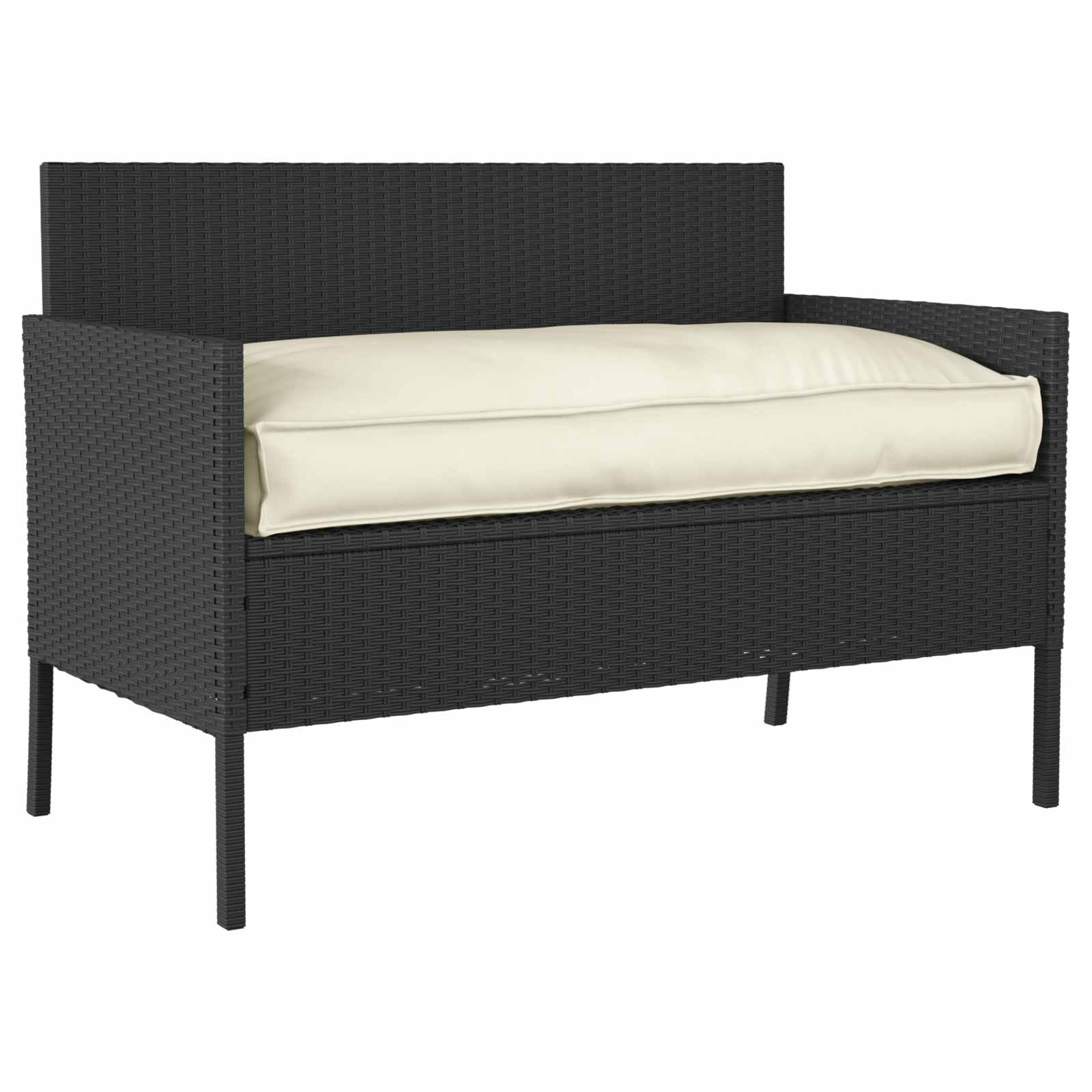 Kissen Creme 120 x 60 x 12 cm Oxford-Stoff