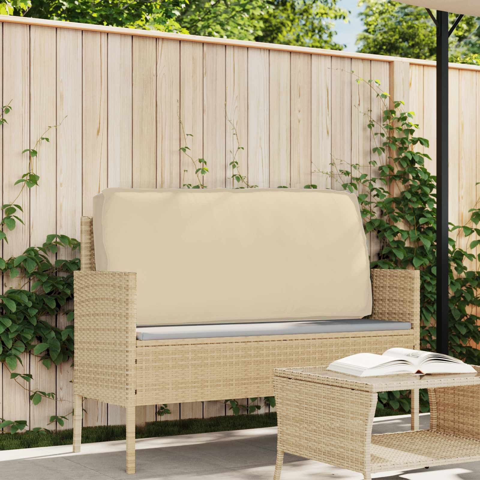 Kissen Beige 120 x 60 x 12 cm Oxford-Stoff