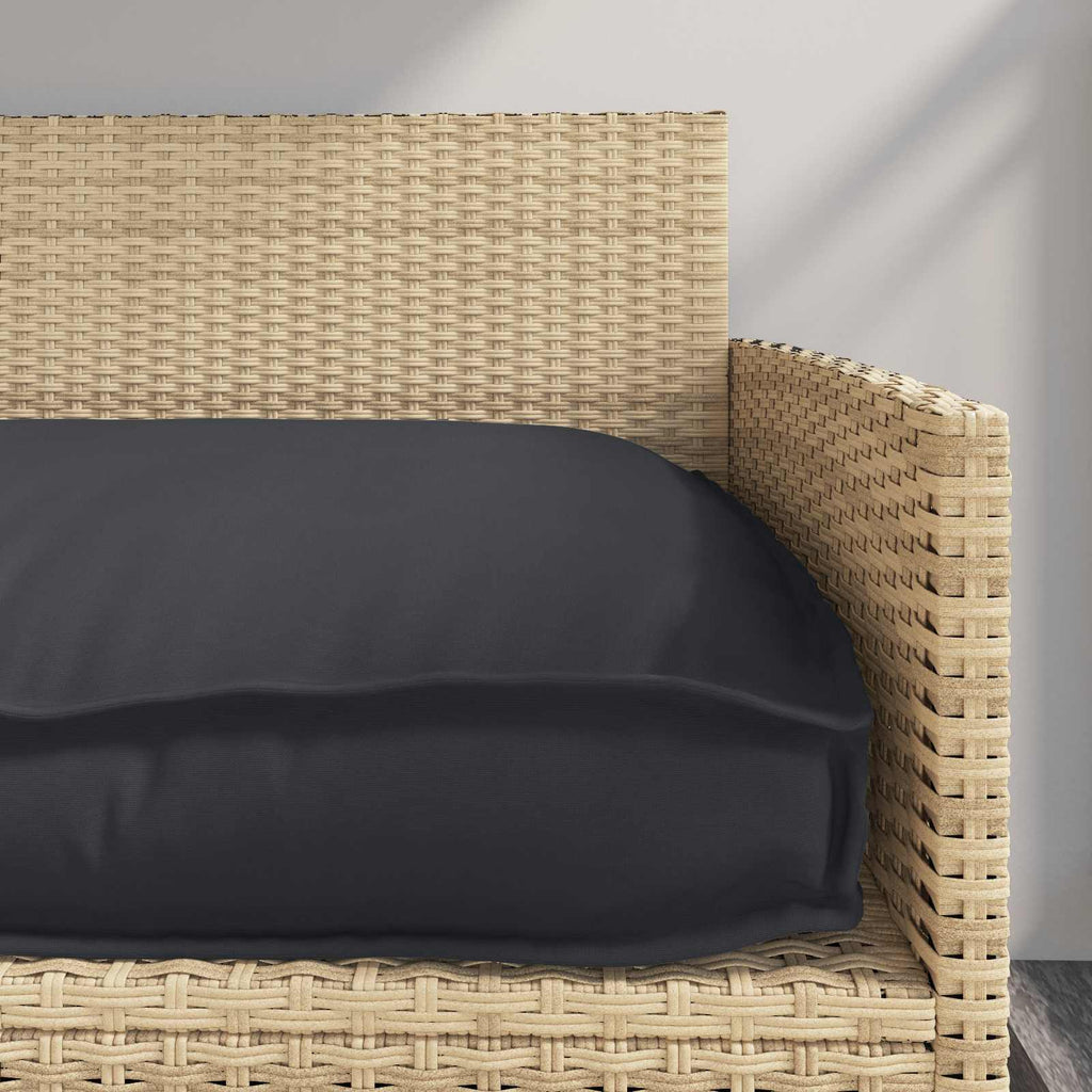 Kissen Schwarz 120 x 60 x 12 cm Oxford-Stoff