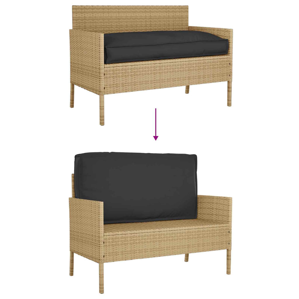 Kissen Schwarz 120 x 60 x 12 cm Oxford-Stoff