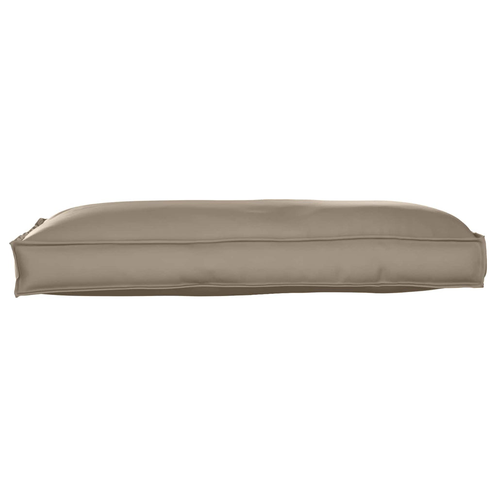 Kissen Taupe 120 x 60 x 12 cm Oxford-Stoff