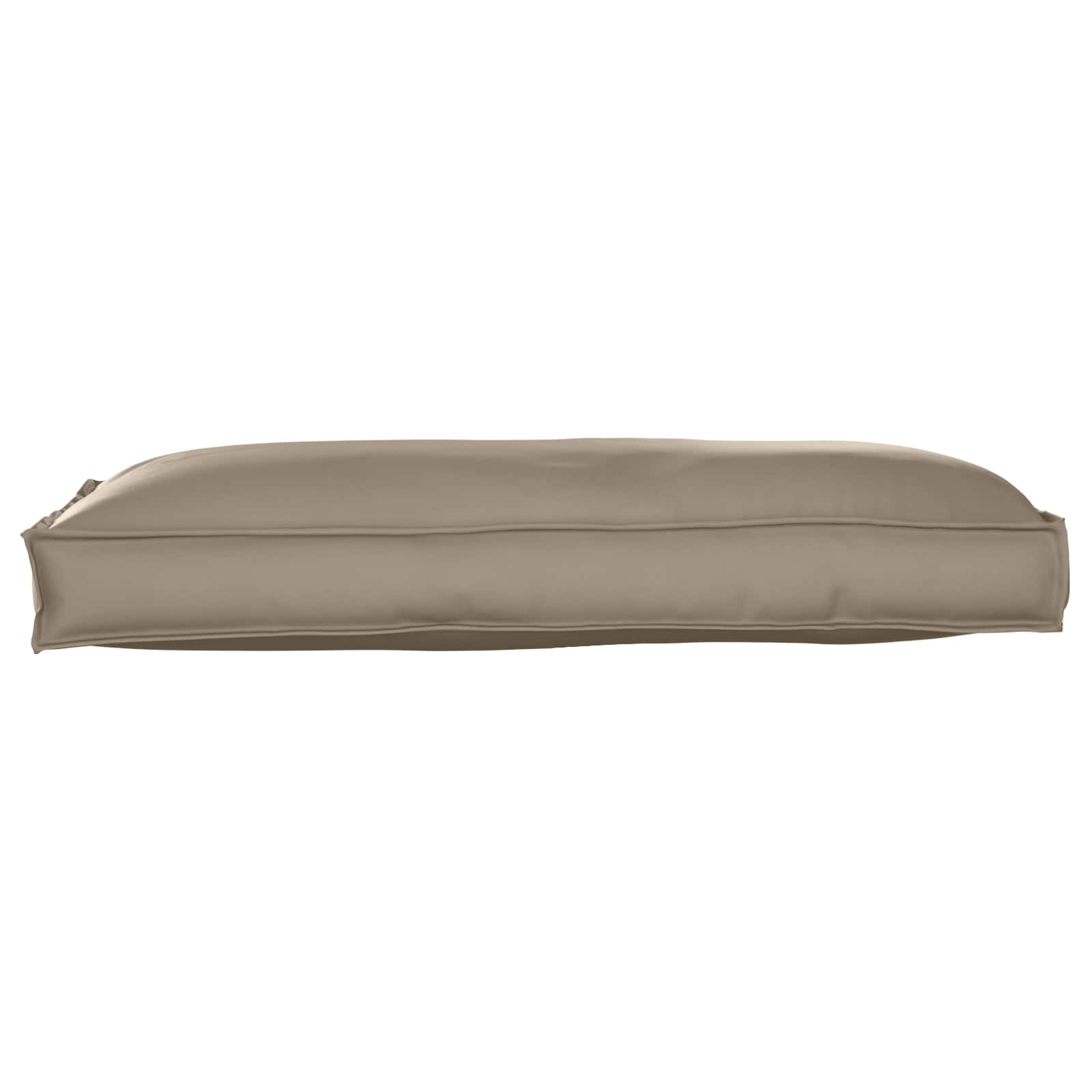 Kissen Taupe 120 x 60 x 12 cm Oxford-Stoff