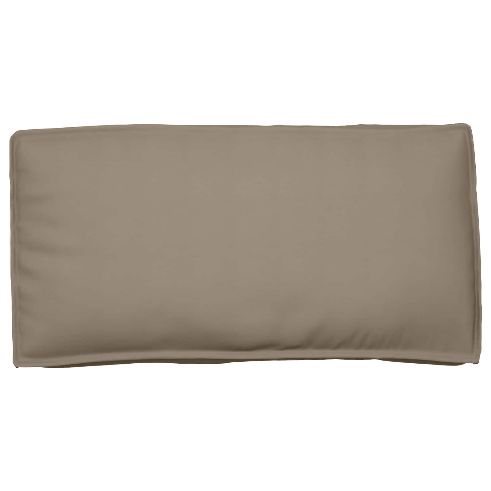Kissen Taupe 120 x 60 x 12 cm Oxford-Stoff