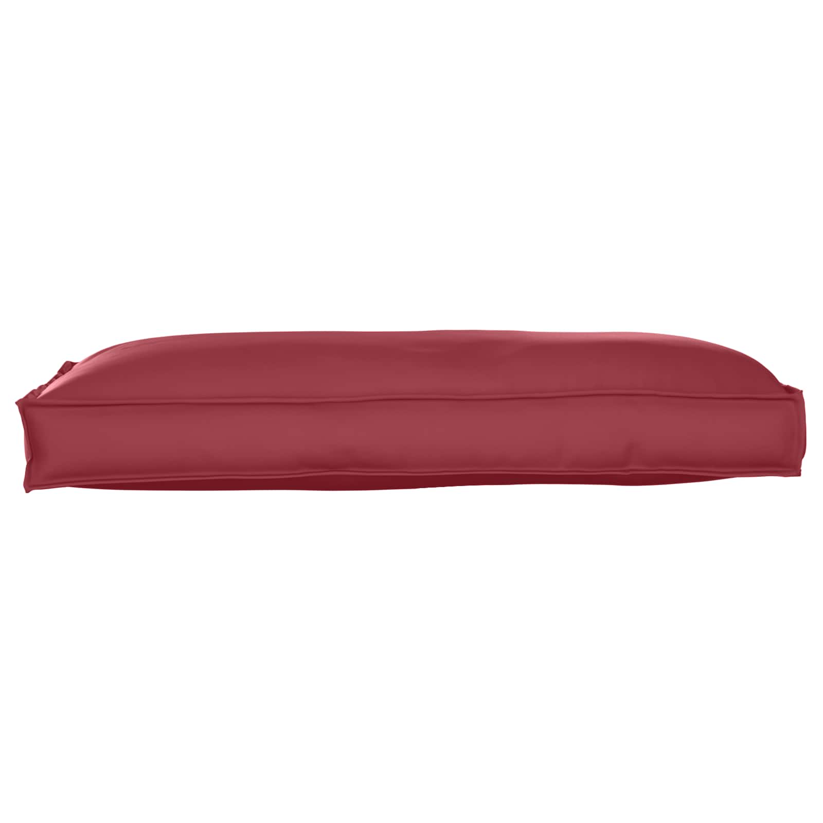 Kissen Weinrot 120 x 60 x 12 cm Oxford-Stoff