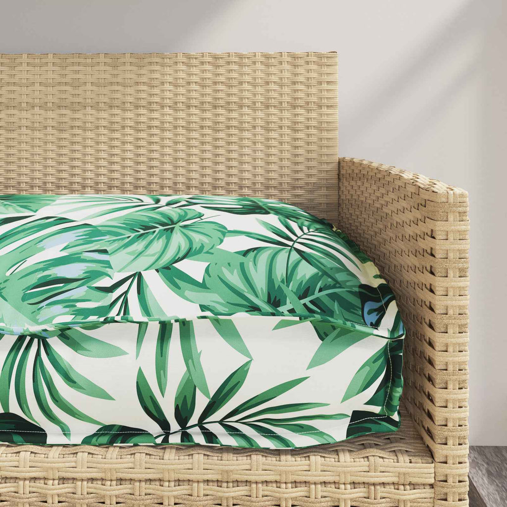 Kissen Blattmuster 120 x 60 x 12 cm Oxford-Stoff Blatt
