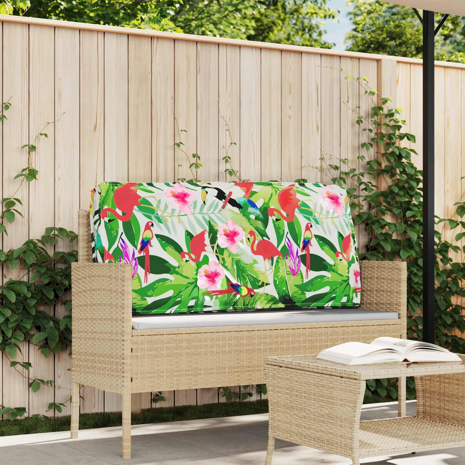 Kissen Floral Mehrfarbig 120 x 60 x 12 cm Oxford-Stoff