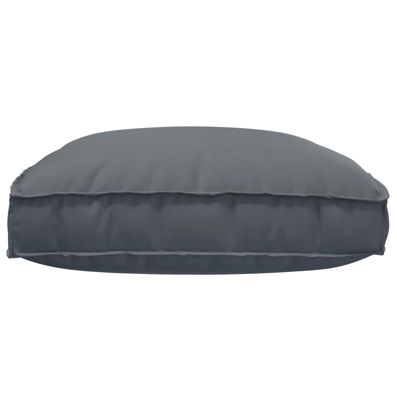 Kissen Anthrazit 120 x 80 x 12 cm Oxford-Stoff