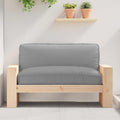 Kissen Grau 120 x 80 x 12 cm Oxford-Stoff
