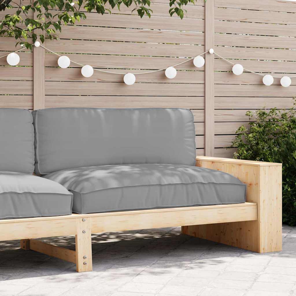 Kissen Grau 120 x 80 x 12 cm Oxford-Stoff