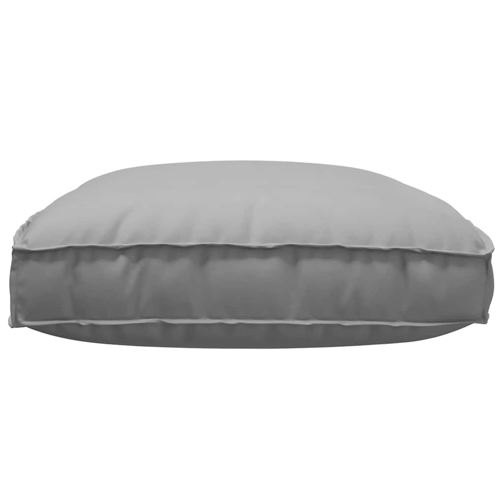 Kissen Grau 120 x 80 x 12 cm Oxford-Stoff