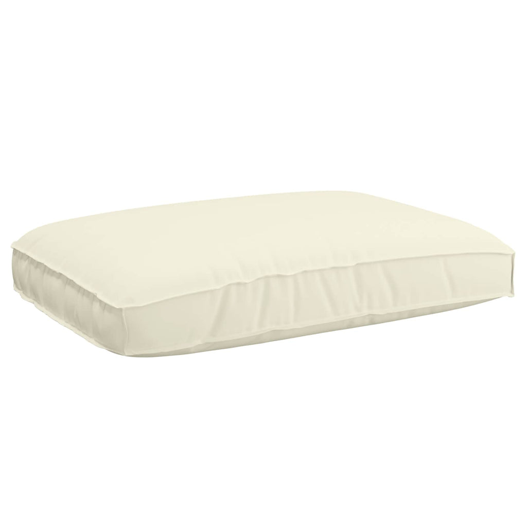 Kissen Creme 120 x 80 x 12 cm Oxford-Stoff