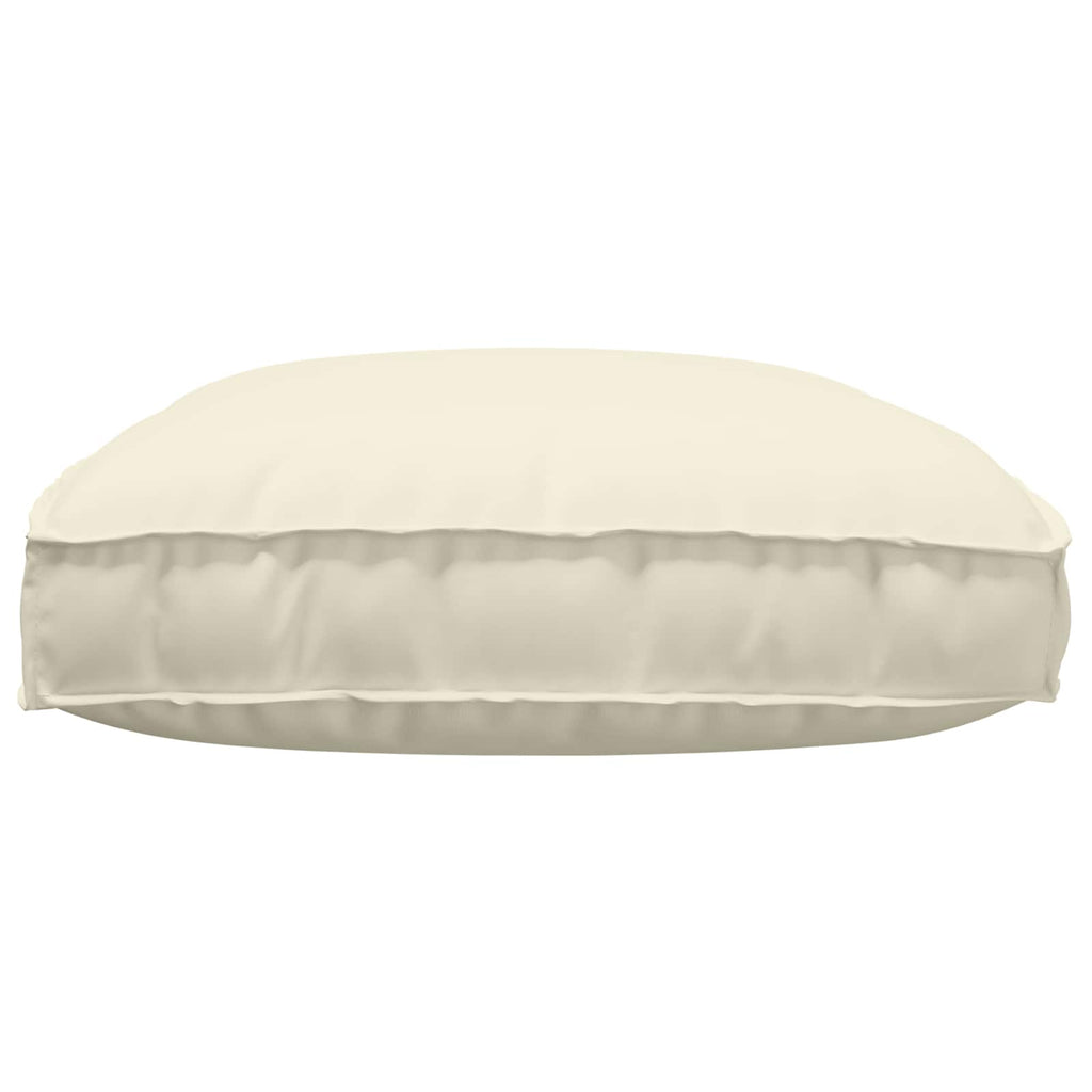 Kissen Creme 120 x 80 x 12 cm Oxford-Stoff