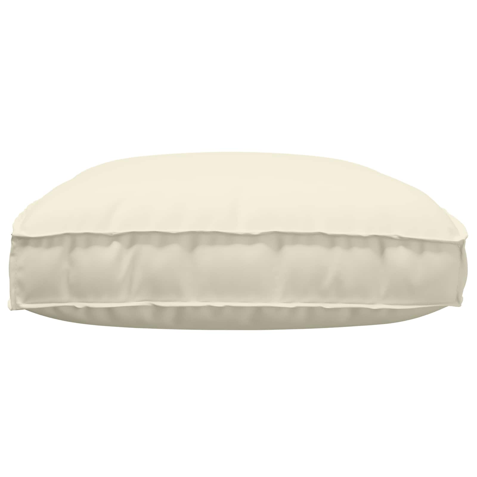 Kissen Creme 120 x 80 x 12 cm Oxford-Stoff