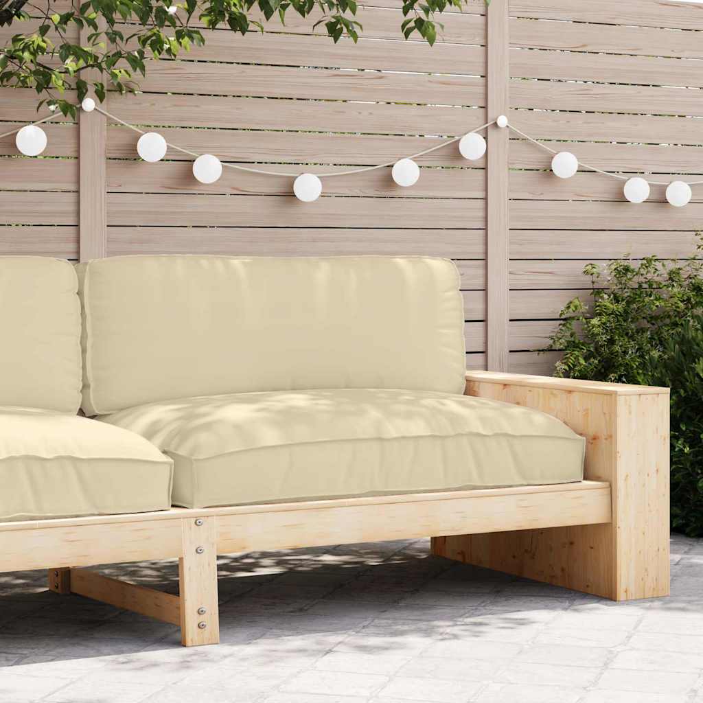 Kissen Beige 120 x 80 x 12 cm Oxford-Stoff